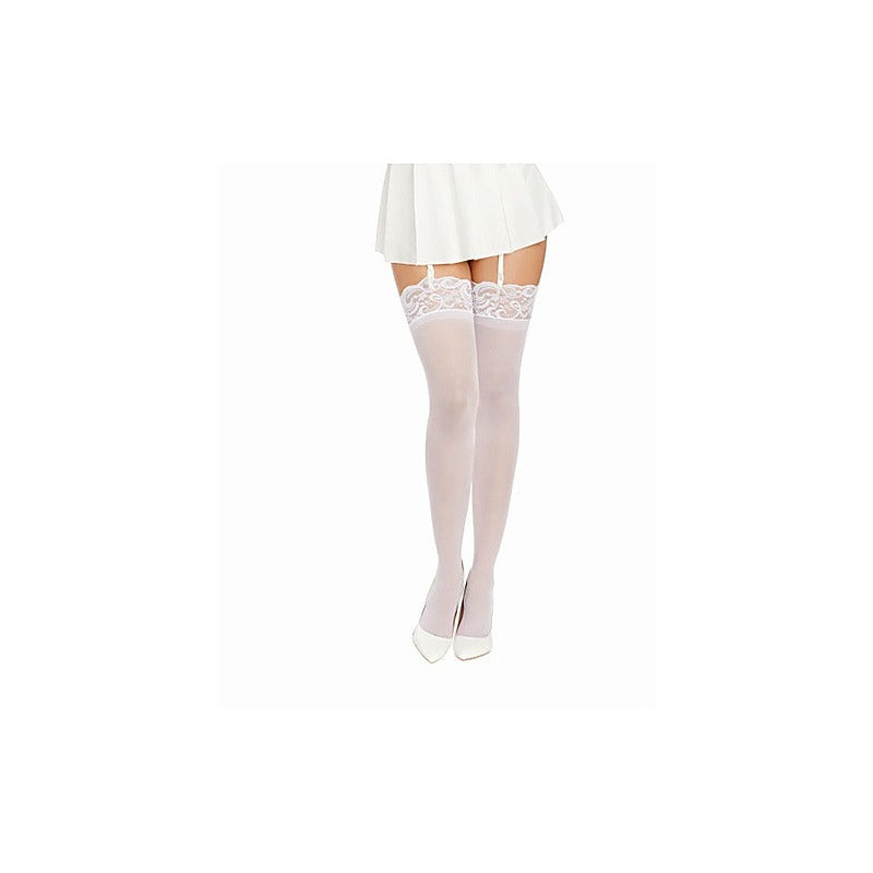 Thigh High Sheer Lace Stockings By Dream Girl Lingerie - Hosiery