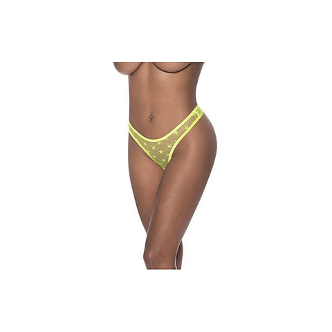 High Waist Micro Star Sexy Thong By Magic Silk - G-Strings, Panties and Shorts