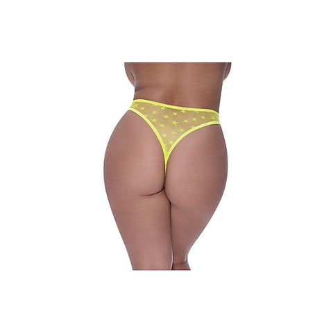 High Waist Micro Star Sexy Thong By Magic Silk - G-Strings, Panties and Shorts