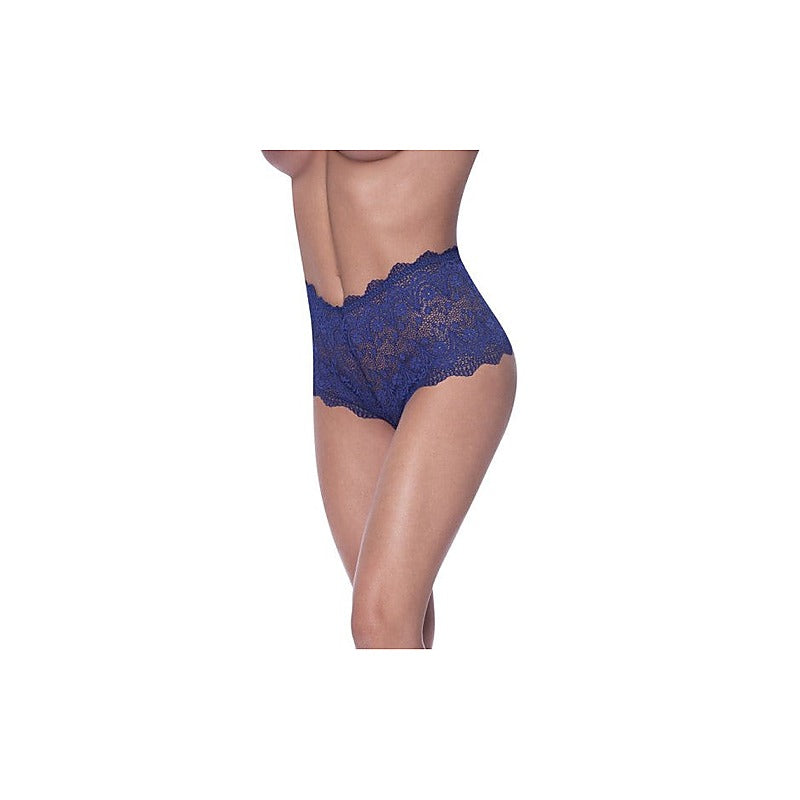 Exposed Lingerie Split Crotch Lace Boy Short By Magic Silk - G-Strings, Panties and Shorts