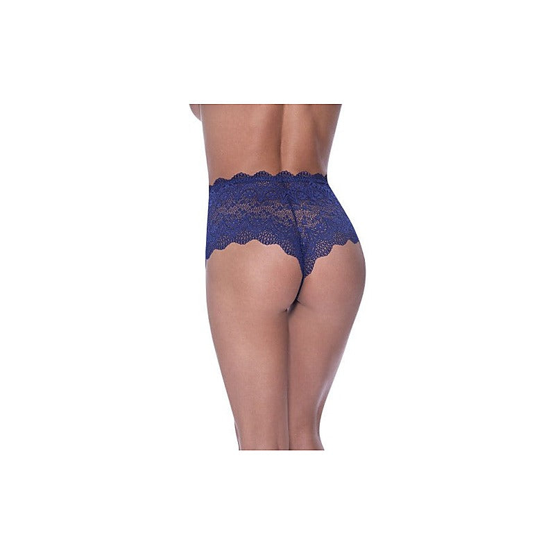 Exposed Lingerie Split Crotch Lace Boy Short By Magic Silk - G-Strings, Panties and Shorts