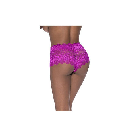 Exposed Lingerie Split Crotch Boy Short By Magic Silk - G-Strings, Panties and Shorts
