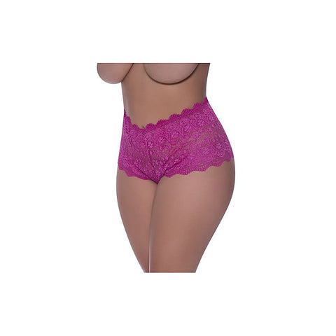 Exposed Lingerie Split Crotch Boy Short By Magic Silk - G-Strings, Panties and Shorts
