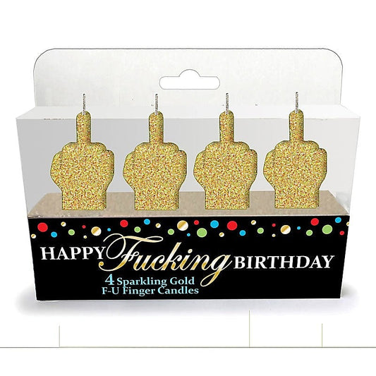 Glittering Golden Candles for Unforgettable Celebrations - Party Gifts and Novelties