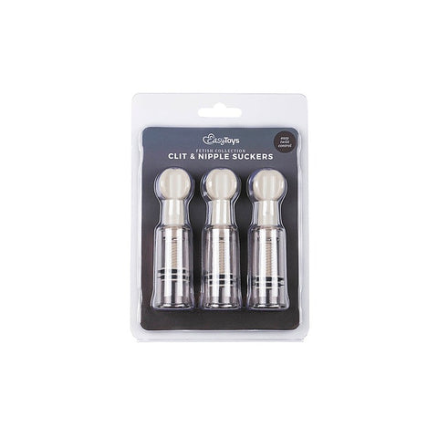 Fetish Collection Nipple And Clit Suckers By Easytoys - Nipple and Clit Clamps