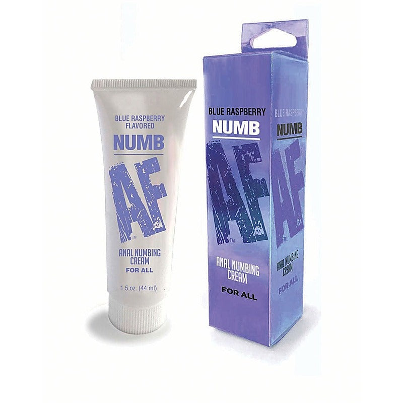 Numb Af Blue Raspberry Anal Lubricant By Little Genie - Anal Lubes