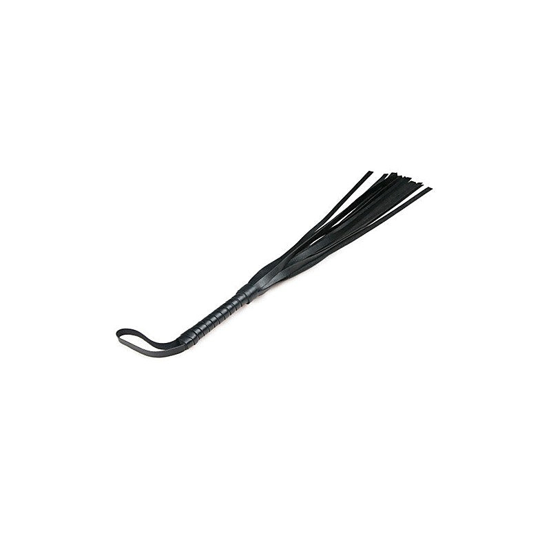 Leather Flogger Bondage Whip By Easytoys - Whips And Crops