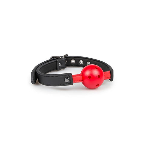 Bdsm Play Ball Gag With Pvc Ball By Easytoys - Bondage Gags and Bits