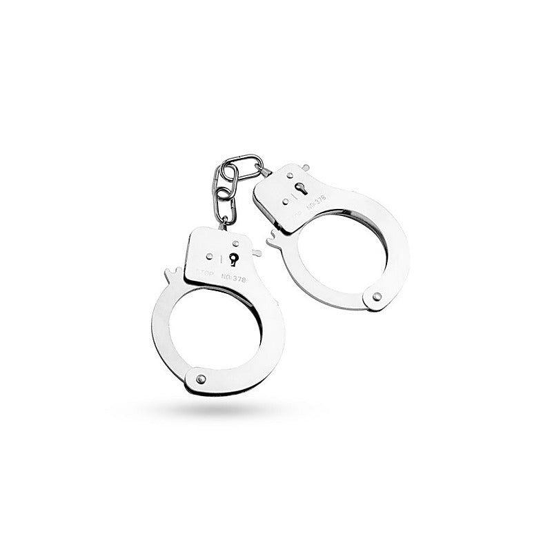 Fetish Collection Classic Metal Hand Cuffs Silver - Cuffs And Restraints