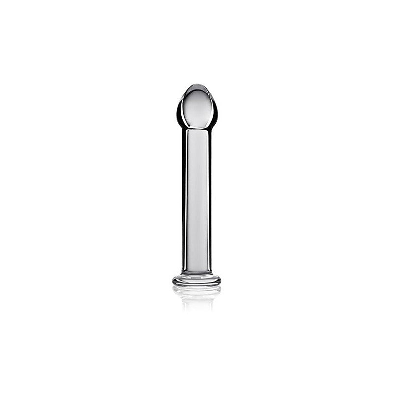 Glass Romance 1 Glass Dildo 7 Inch Clear - Glass Sex Toys