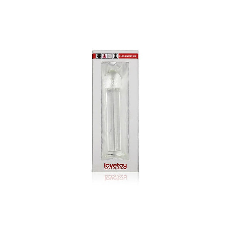 Glass Romance 1 Glass Dildo 7 Inch Clear - Glass Sex Toys