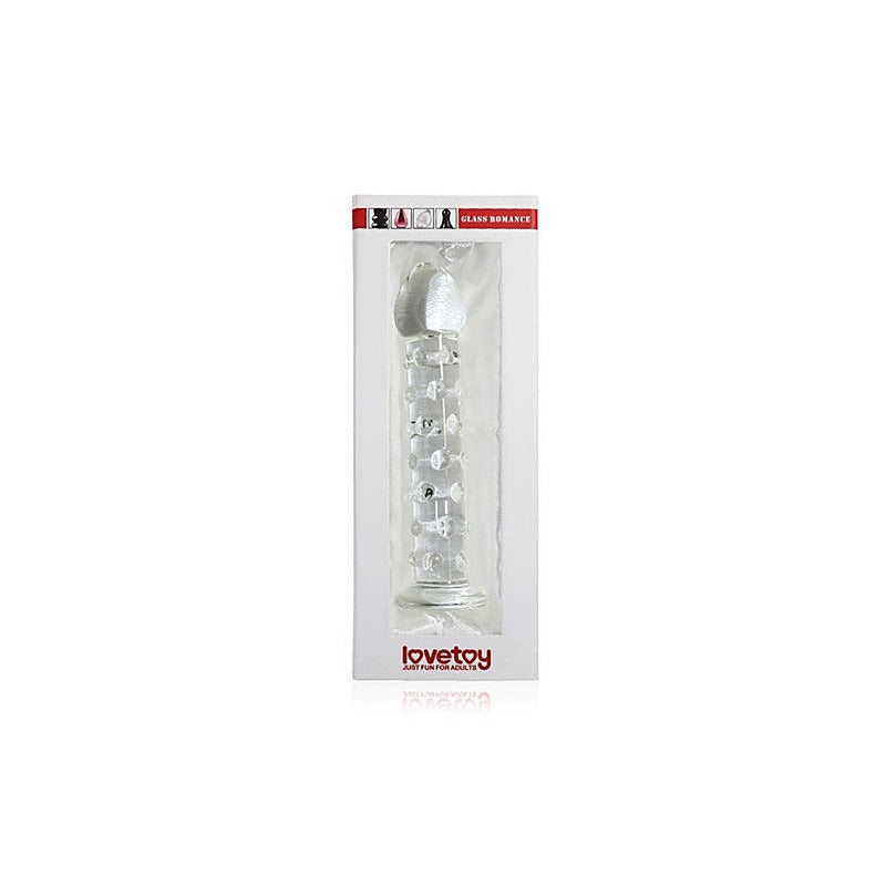 Glass Romance 2 Glass Dildo 7 Inch Clear - Glass Sex Toys