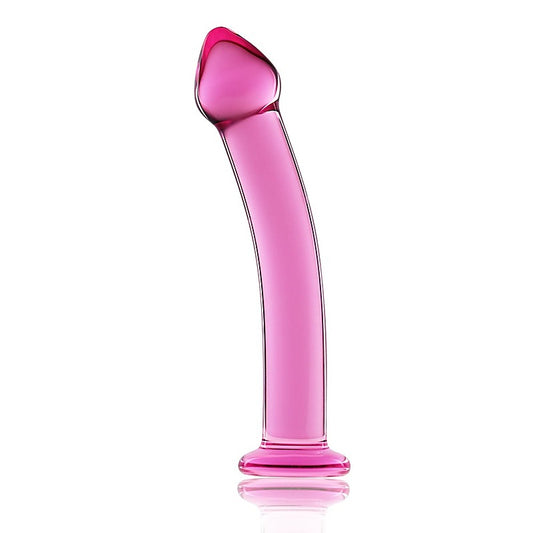 Glass Romance 3 Realistic 7.5 Inch Glass Dong - Glass Sex Toys