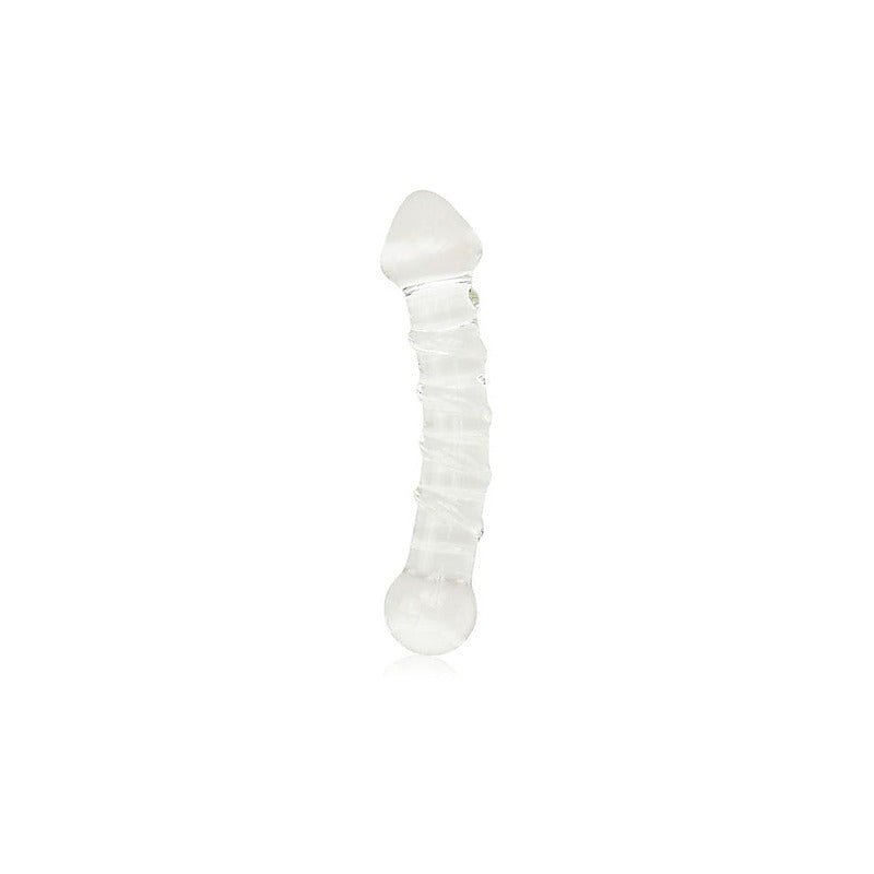 Glass Romance 5 Glass Dildo 7 Inch Clear - Glass Sex Toys