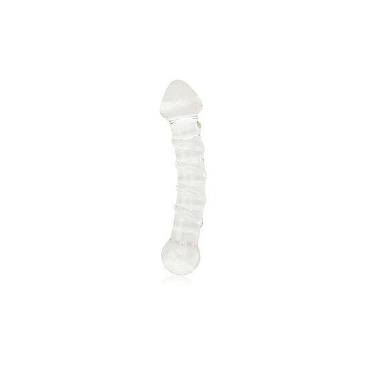 Glass Romance 5 Glass Dildo 7 Inch Clear - Glass Sex Toys