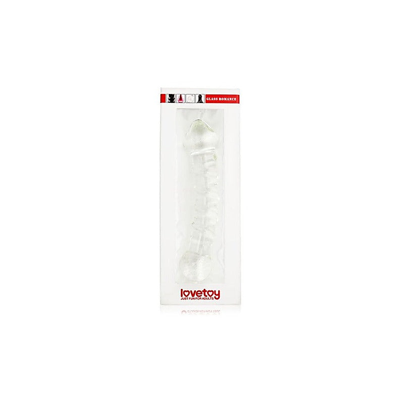 Glass Romance 5 Glass Dildo 7 Inch Clear - Glass Sex Toys