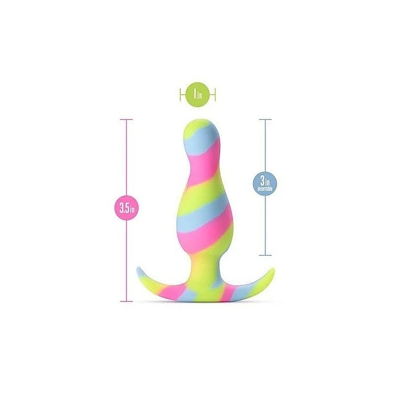 Avant Kaleido Tapered Head Silicone Butt Plug - Butt Plugs