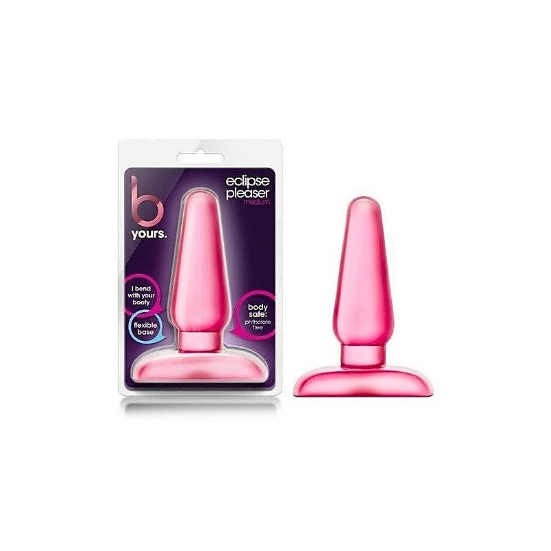 B Yours Eclipse Anal Pleaser Butt Plug Medium Pink - Butt Plugs