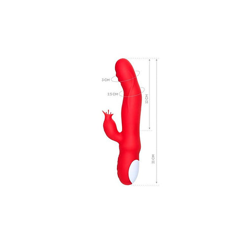 Jos Redli Heating And Rotating Rabbit Tickler By Toyfa - Rabbit Vibrators