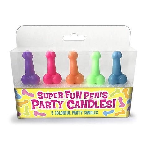 Super Fun Penis Candles - 5 Pack by Little Genie - Party Gifts and Novelties