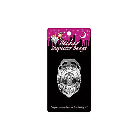 Novelty Pecker Inspector Badge By Kheper Games - Party Gifts and Novelties