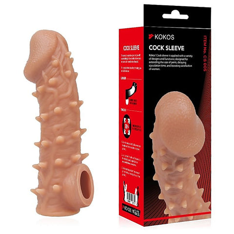 Body Safe Material Mens Cock Sleeve 5 By Kokos - Penis Sleeves and Extenders