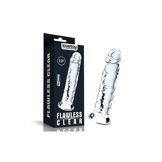Super Realistic Clear Dildo 7 Inch By Lovetoy - Realistic Dildos
