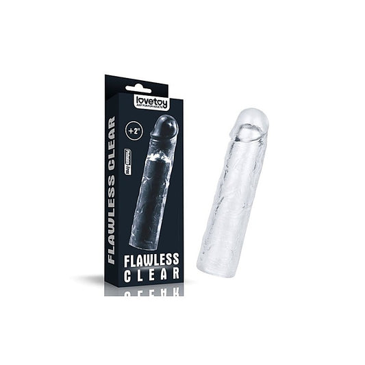 Lovetoy Clear Penis Extender Sleeve Plus 2 Inch