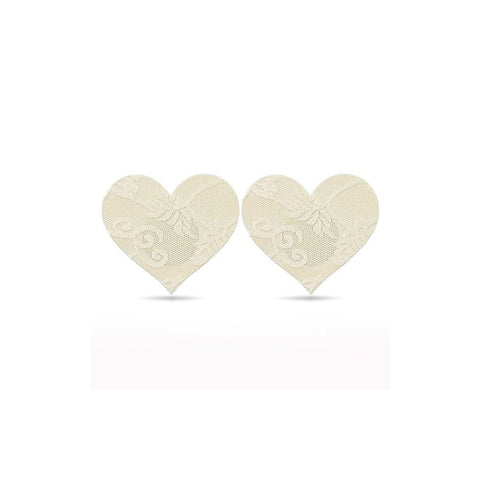 Lace Heart And Flower Nipple Pasties Twin Pack By Lovetoy - Breast and Nipple Toys
