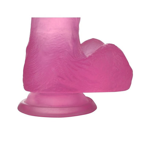 Jelly Studs Crystal Curved Realistic Dildo By Lovetoy - Realistic Dildos