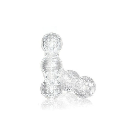 M for Men Master Stretchy Male Stroker Clear