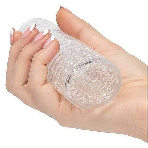 M for Men Master Stretchy Male Stroker Clear