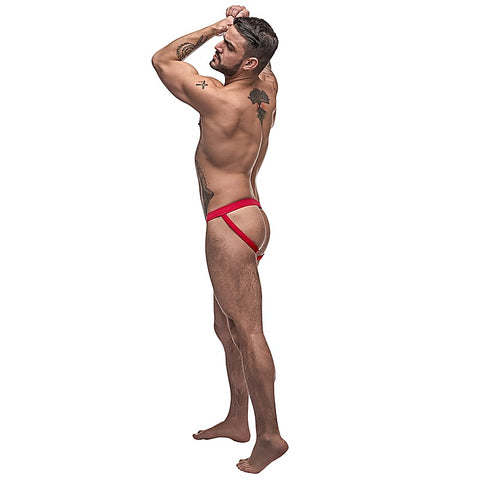 Male Power Pure Comfort Male Sport Jock Red