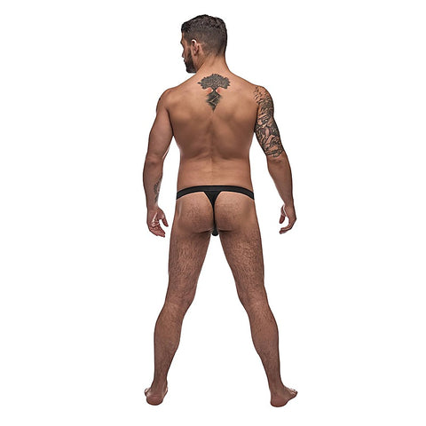 Male Power Pure Comfort Mens Bong Thong Black