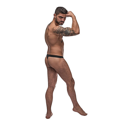 Male Power Pure Comfort Mens Bong Thong Black