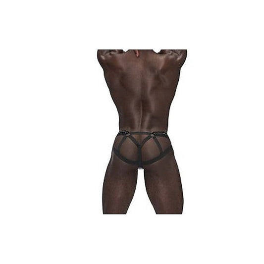 Male Power Sexagon Strappy Ring Male Jock Grey L / XL