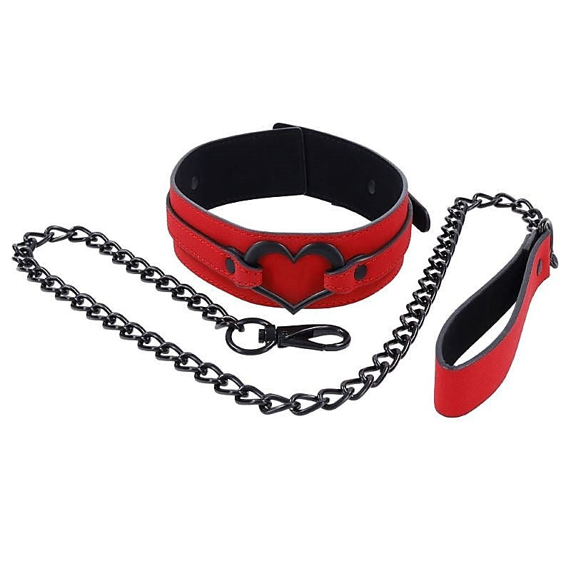 Amor Collar and Leash by Sportsheets - Collars and Leads
