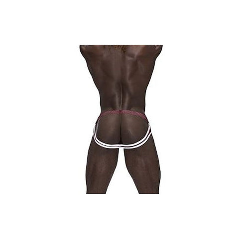 Male Power Sport Mesh Mens Jock Burgundy