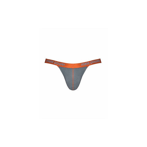 Male Power Casanova Uplift Stretchy Micro Mens Thong Grey