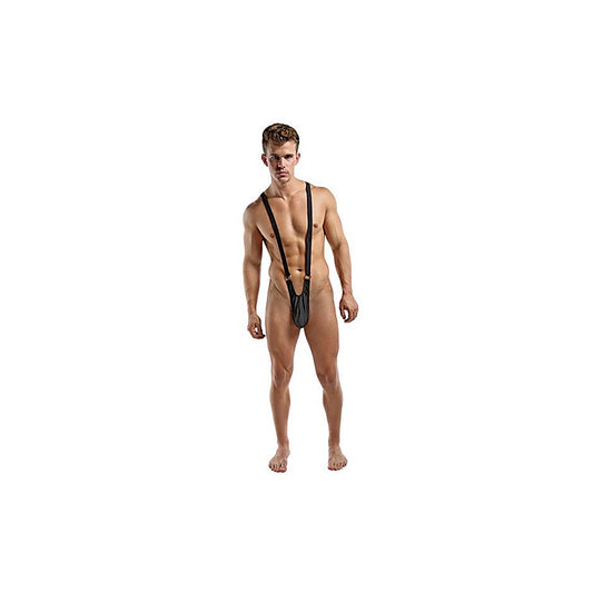 Male Power Stretchy & Breathable Front Rings Sling Black S / M