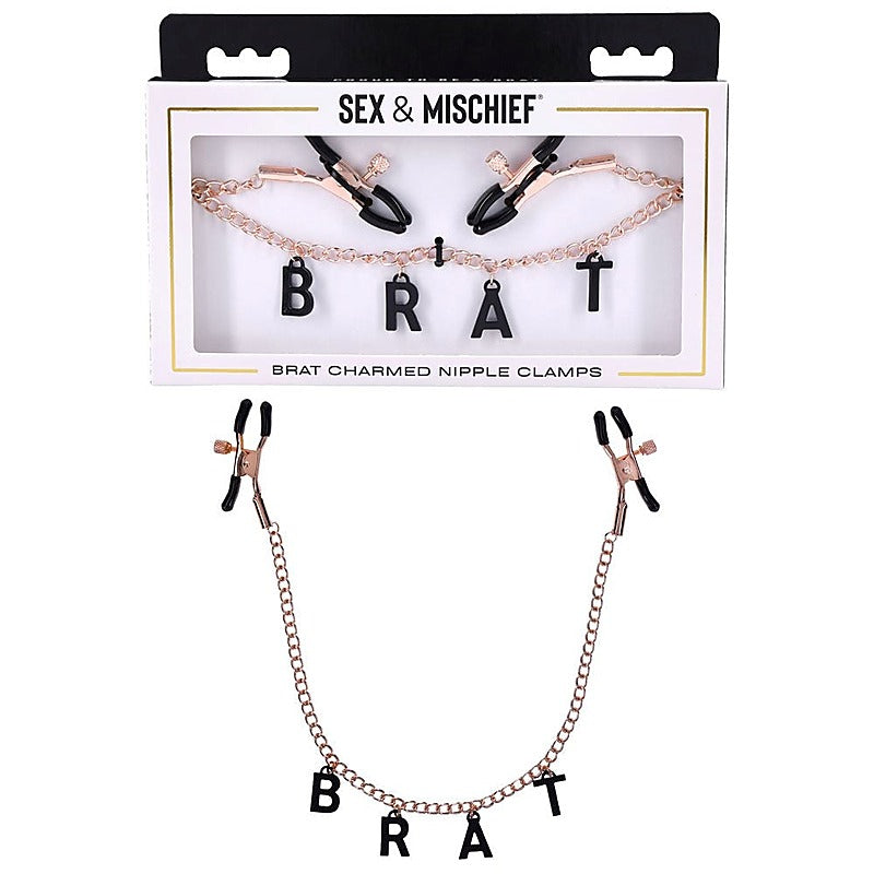 Brat Charmed Nipple Clamps by Sportsheets - Nipple and Clit Clamps