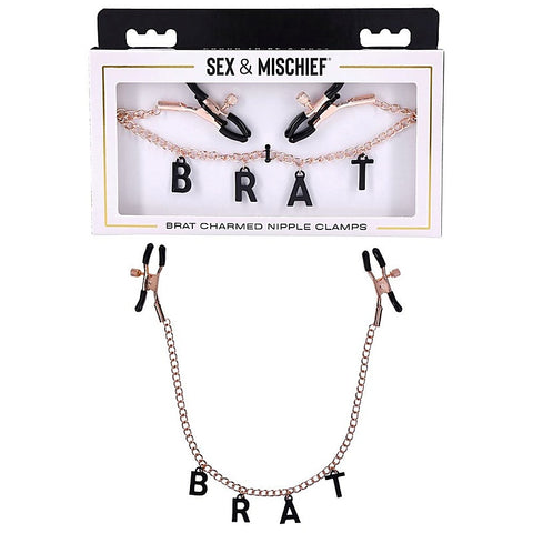 Brat Charmed Nipple Clamps by Sportsheets - Nipple and Clit Clamps