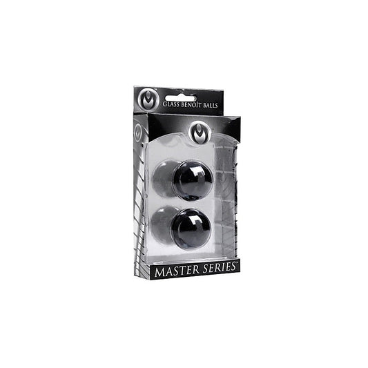 Master Series Jaded Glass Ben Wa Balls 30mm - Love Eggs and Kegel Exercisers