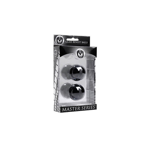 Master Series Jaded Glass Ben Wa Balls 30mm - Love Eggs and Kegel Exercisers