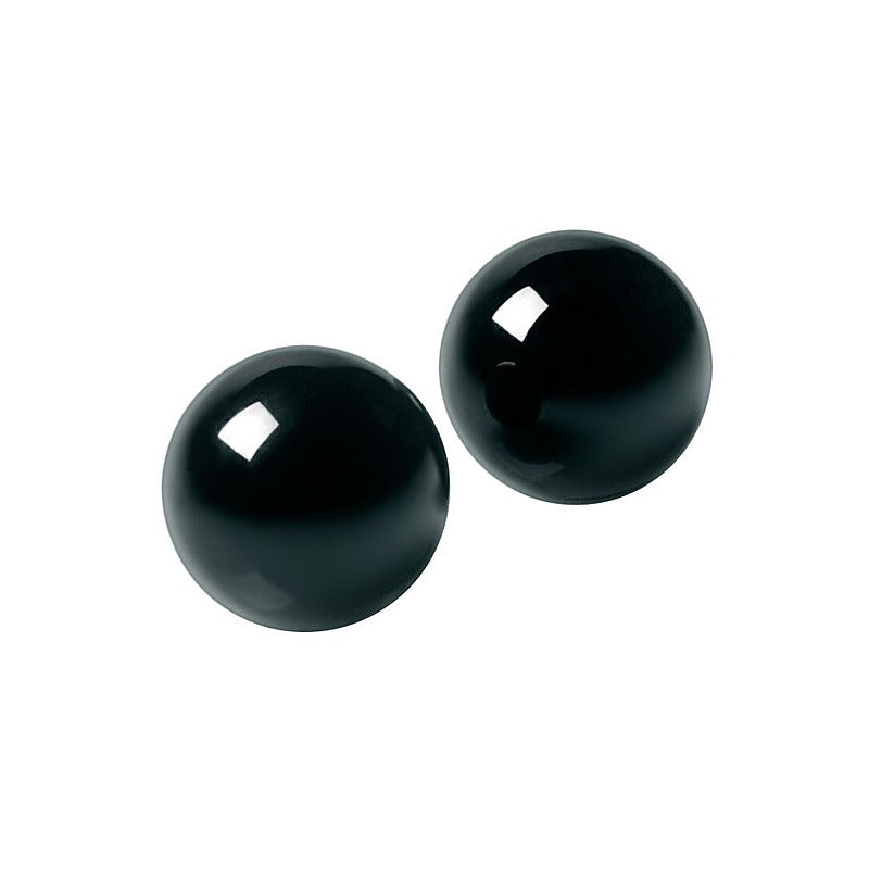 Master Series Jaded Glass Ben Wa Balls 30mm - Love Eggs and Kegel Exercisers