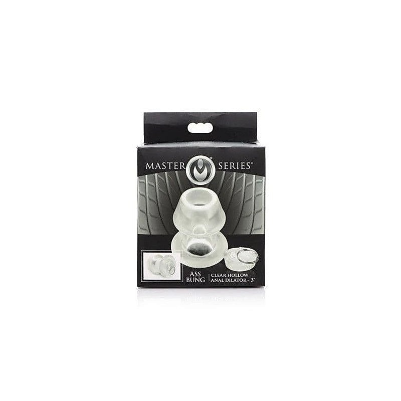 Master Series Ass Bung Clear Hollow Dilator By Xr Brands - Butt Plugs