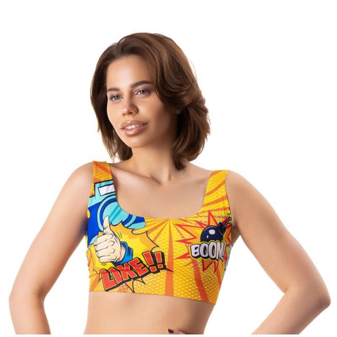 Comics Like Crop Top by Mememe Lingerie - Bras and Bra Sets