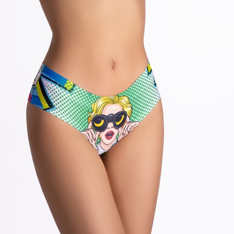 Comics Curious Girl Slip by Mememe Lingerie - G-Strings, Panties and Shorts