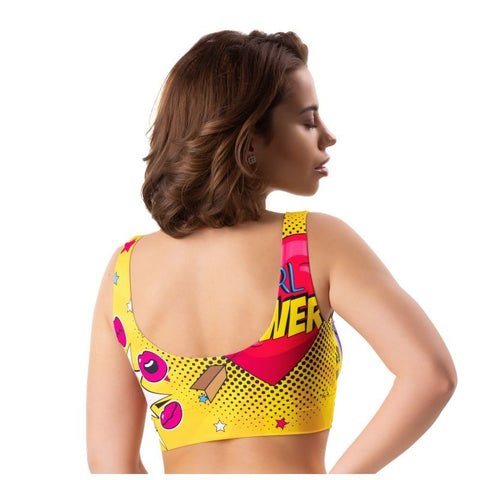 Comics Insta Crop Top by Mememe Lingerie - Bras and Bra Sets