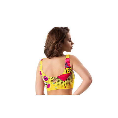 Comics Insta Sexy Womens Crop Top By Mememe Lingerie - Bras and Bra Sets
